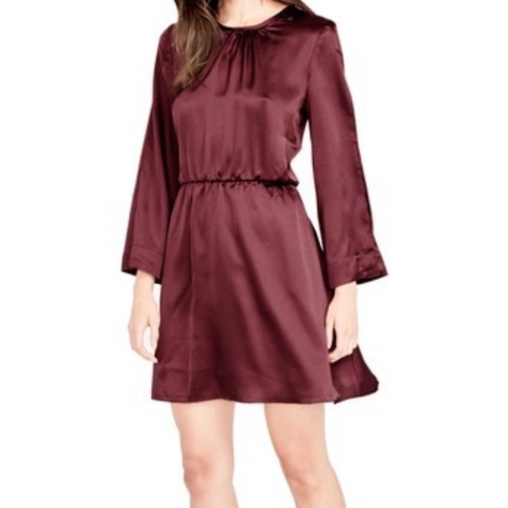 Rachel Roy Julia Draped Sleeve Dress Size L